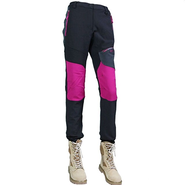  Women's Hiking Pants Camo / Camouflage Outdoor Breathability Fitness Back Country Mountaineering Spandex Pants / Trousers Outdoor Exercise Black Violet M L XL XXL XXXL