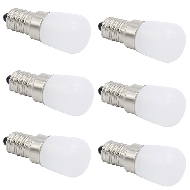  6pcs 2 W 280-320 lm E14 E12 T 1 LED χάντρες COB Διακοσμητικό Θερμό Λευκό Ψυχρό Λευκό 220-240 V