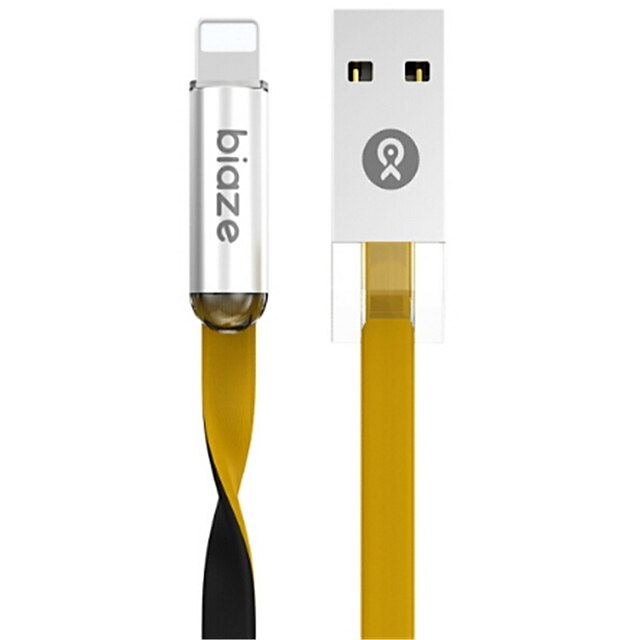  Belysning Kabel 1m-1.99m / 3ft-6ft Flat / Høyhastighet / Hurtig kostnad TPE USB-kabeladapter Til iPhone