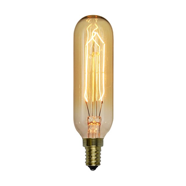 1pc 40 W E14 T10 2300 k Incandescent Vintage Edison Light Bulb 220-240 V