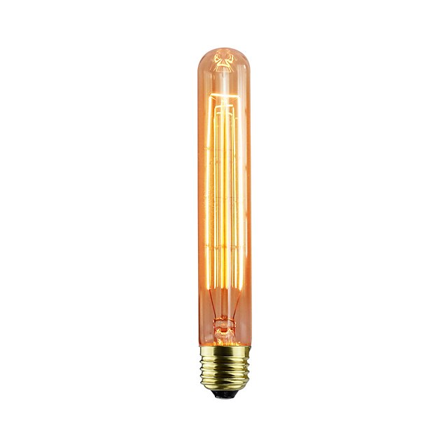  1st 60 W E26 / E26 / E27 / E27 T185 Glödande Vintage Edison glödlampa 220-240 V