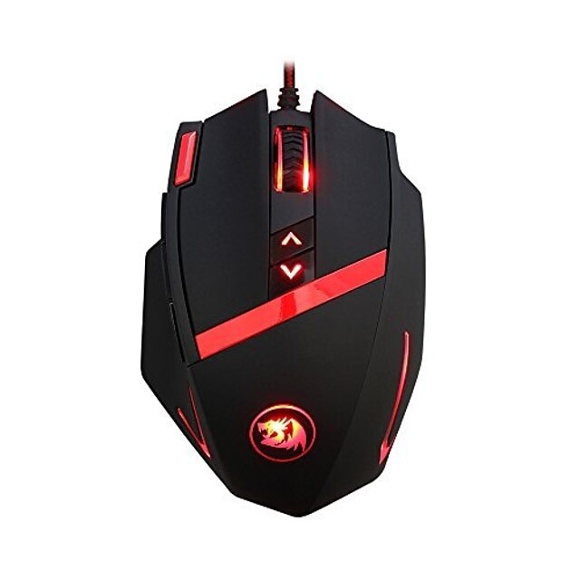  REDRAGON M801 USB קווית לייזר עכבר גיימינג RGB אור 16400 dpi 4 רמות DPI מתכווננות 10 pcs מפתחות 9 מקשים לתכנות