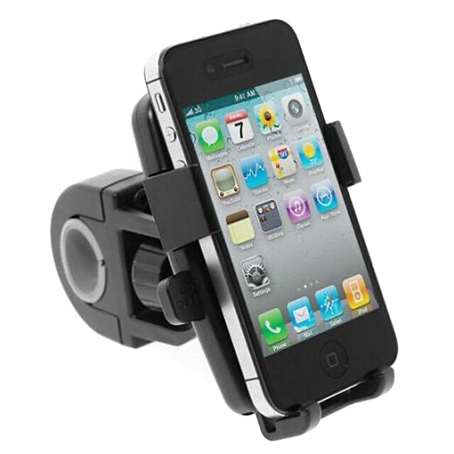  Polkupyörän puhelinteline GPS 360 asteinen lento Universaali varten Maantiepyörä Maastopyörä BMX Ruostumaton teräs synteettinen ABS iPhone X iPhone XS iPhone XR Pyöräily Musta