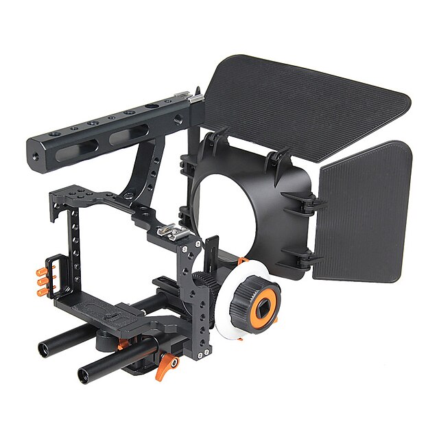  yelangu populære DSLR-kamera bur skulder montere riggen kit c500 inneholde følge fokus matte boks støtte universelle kameraer
