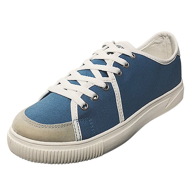  Homens Sapatos Confortáveis Borracha Primavera / Outono Tênis Branco / Preto / Azul / Ao ar livre