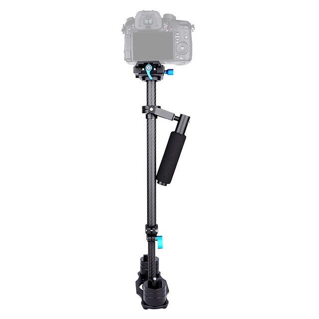  yelangu® professionele 0.6m koolstofvezel hand-held video camera stabilisator china