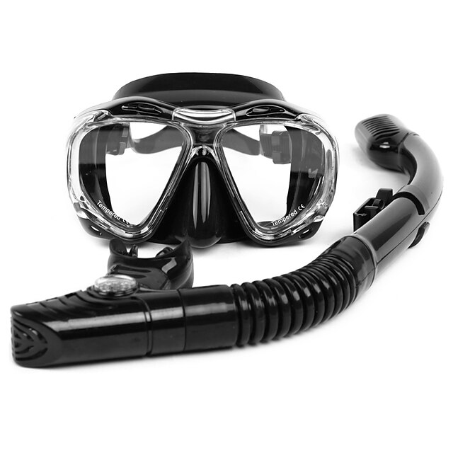  WHALE Kit para Snorkeling Pacotes de Mergulho - Máscara de mergulho Snorkel - Snorkel Seco Natação Mergulho Silicone Vidro Borracha  Para Adulto