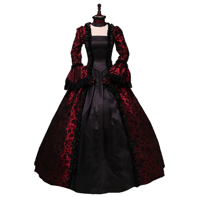  Rococo Victorian 18th Century Cocktail Dress Vintage Dress Dress Plus Size Adults' Cosplay Costume Ball Gown Christmas Party Prom All Seasons