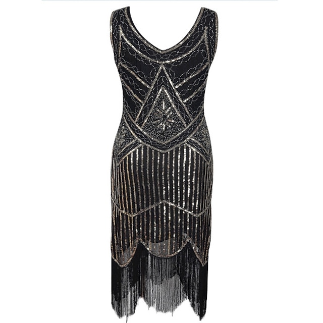 Roaring 20s 1920s The Great Gatsby Cocktail Dress Flapper Dress Prom ...
