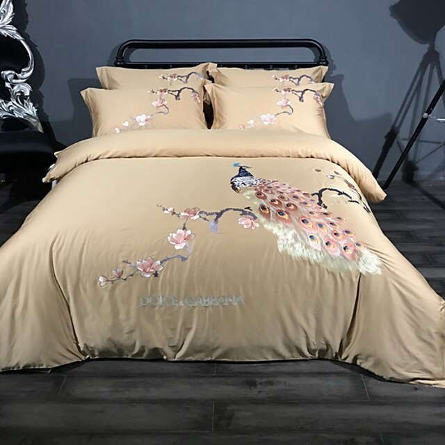  Duvet Cover Sets Luxury Poly / Cotton / 100% Cotton Reactive Print 4 PieceBedding Sets