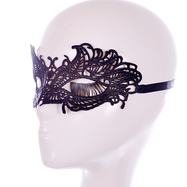  Haloween-masker Halloween Utstyr Halloween Tilbehør sexy Lady utsøkt comfy Klassisk Tema Ferie Eventyr Tema Flettet Stoff Kunstnerisk / Retro Ansikt 1 pcs Voksen Alle Gutt Jente Leketøy Gave