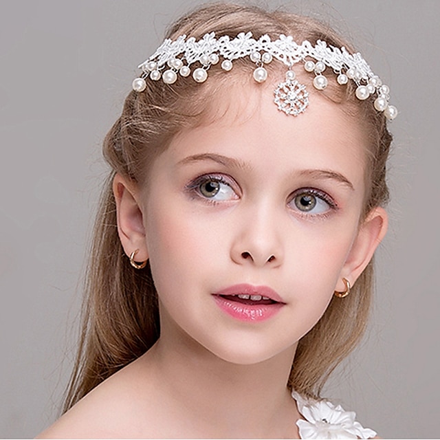  Kinder Mädchen Haarzubehör Weiß Einheitsgröße / Stirnbänder