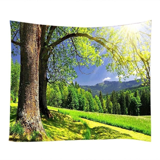  Garden Theme Landscape Wall Decor 100% Polyester Classic Modern Wall Art, Wall Tapestries of