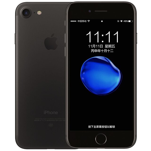  Apple iPhone 7 A1660 4.7 بوصة 128GB 4G هاتف ذكي - تم تجديده(أسود)