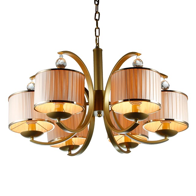  SL® 6-Light 71 cm Stearinlys Stil Lysestager Metal Stof Candle-stil Bronze Moderne Moderne 110-120V 220-240V