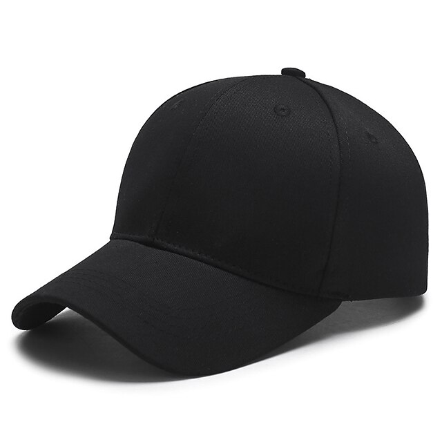  Pentru femei Unisex Pălărie Șapcă de baseball Negru Roz Îmbujorat Roșu-aprins În aer liber Stradă Zilnice Culoare pură Portabil Protecție Solară Rezistent la Ultraviolete