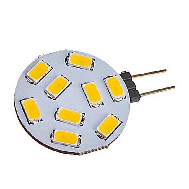  1 PC 2 W Luces LED de Doble Pin 180 lm G4 T 9 Cuentas LED SMD 5730 Blanco Cálido Blanco Fresco 12-24 V / Cañas / CE