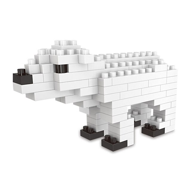  Stavební bloky Vzdělávací hračka Stavební sada hračky 1 pcs Medvěd Zvíře kompatibilní Legoing Zvířata Klasické & nadčasové Chlapecké Dívčí Hračky Dárek / Dětské