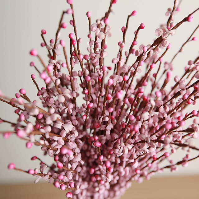  fleur de table rustique en soie 5 branches 74cm/29
