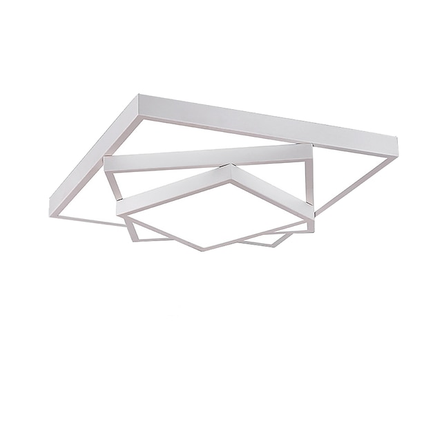  40cm geometrikus mintázat design modern stílus egyszerűség led mennyezeti lámpa fém flush mount nappali szoba fény