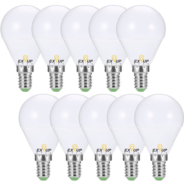  EXUP® 10pcs 7 W 680 lm E14 / E26 / E27 مصابيح كروية LED G45 6 الخرز LED SMD 2835 ديكور أبيض دافئ / أبيض كول 220-240 V / 110-130 V / 10 قطع / بنفايات / CCC / ERP / LVD