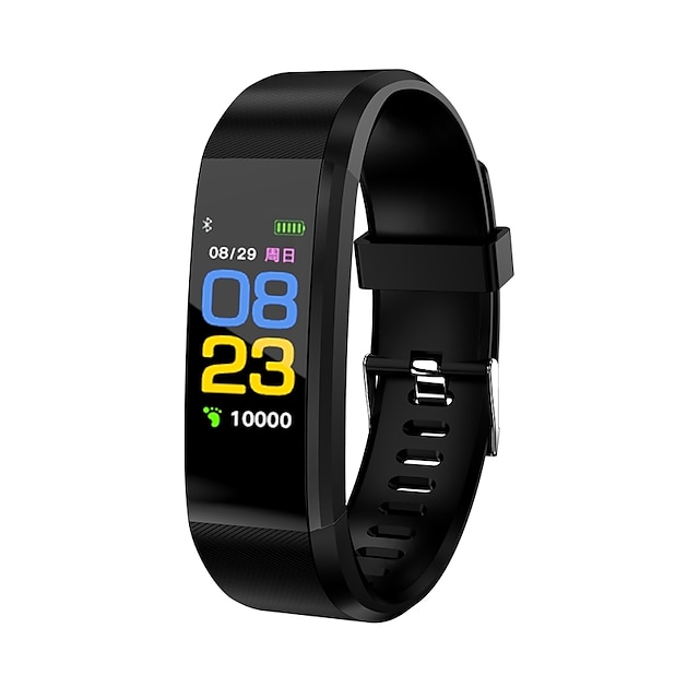  KL115 Reloj inteligente Pulsera inteligente Bluetooth Podómetro Recordatorio de Llamadas Seguimiento del Ejercicio Compatible con Samsung Mujer Monitor de Pulso Cardiaco Podómetros Recordatorio de