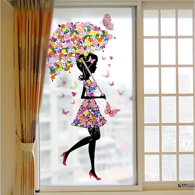  Window Film & Stickers Decoration Contemporary 3D Print PVC / Vinyl Window Sticker / Matte