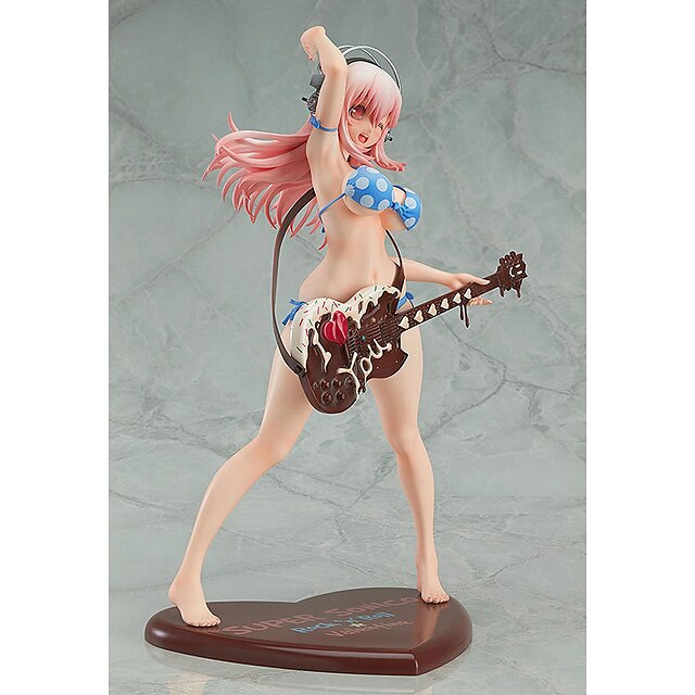  Anime Action Figurer Inspirert av Super Sonico Sonico PVC CM Modell Leker Dukke Herre Dame