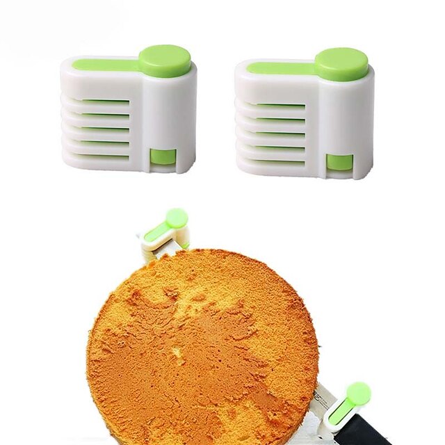  כלי Bakeware פלסטי מתכוונן לחם / Cake עוגת קאטר / חותכים 1pc