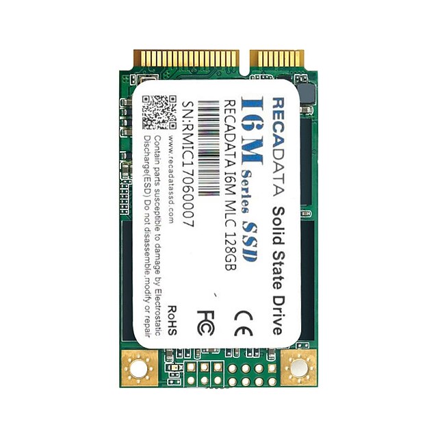  RECADATA Enterprise-Festplattenlaufwerk 256GB SATA 3.0 (6Gb / s) RD-msata-SSD