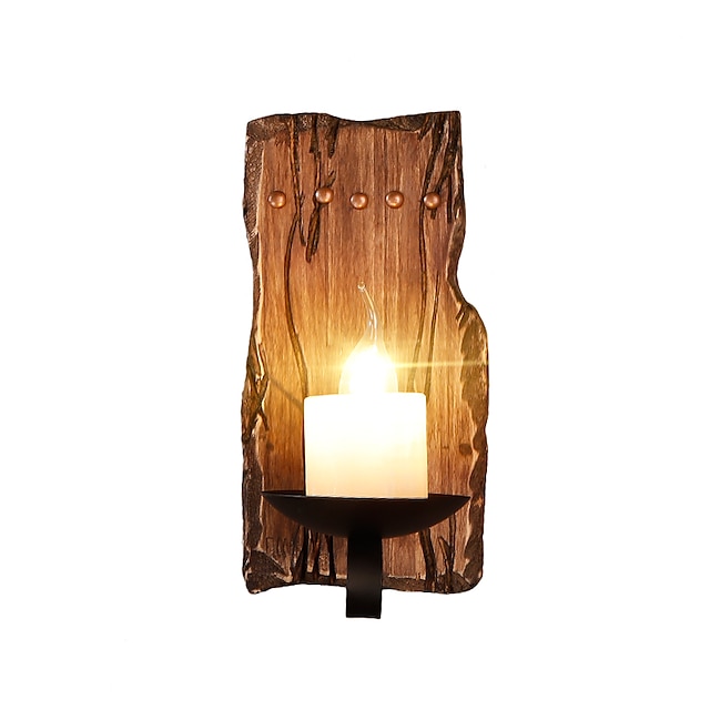  15 cm Styl MIni Lampy sufitowe Drewno / Bambus Malowane wykończenia Rustykalny / Vintage 110-120V / 220-240V