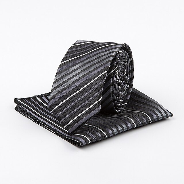  Men's Work / Vintage Necktie - Striped / Jacquard