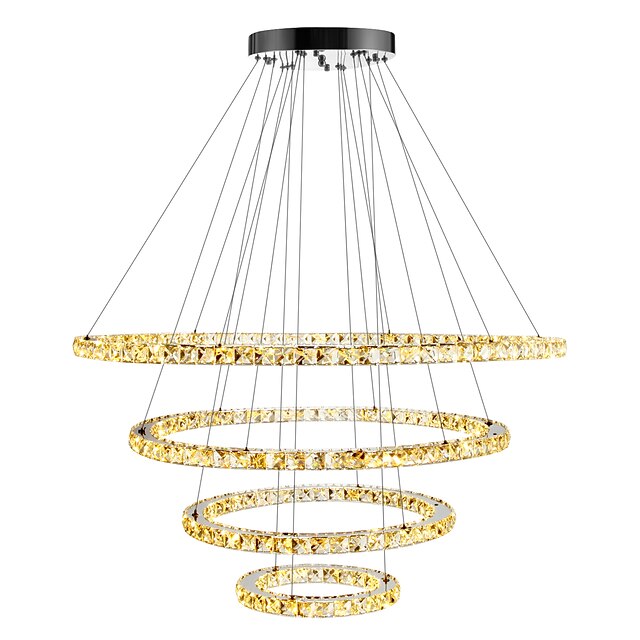  90 cm Dimmable Chandelier Metal Electroplated Artistic LED 220-240V