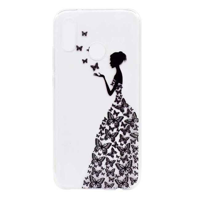  Funda Para Huawei Huawei P20 / Huawei P20 Pro / Huawei P20 lite Transparente / Diseños Funda Trasera Chica Sexy Suave TPU / P10 Plus / P10 Lite / P10