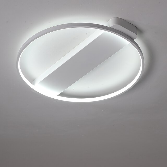  1-Light 40 cm LED Flush Mount Lights Metal Painted Finishes LED / Modern Contemporary 110-120V / 220-240V