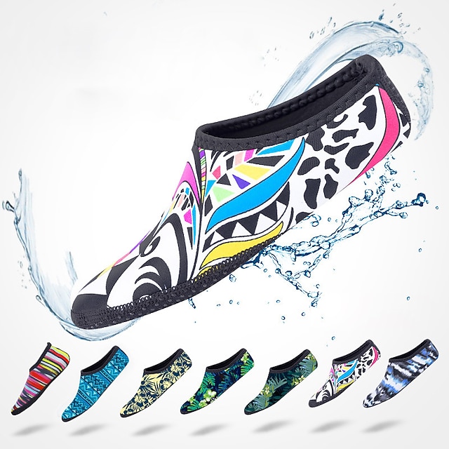 SBART Men's Women's Water Shoes Aqua Socks Barefoot Slip on Neoprene ...