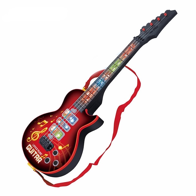  Gitara elektryczna Gitara Światła Muzyka Klasa ABS Dla chłopców Dla dziewczynek Dla dzieci 1 pcs Prezenty na ukończenie szkoły Zabawki Prezent