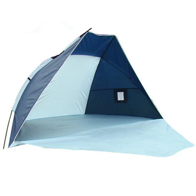  2 personer Camping Pute Strandtelt Utendørs UV Beskyttelse Stang Kuppel camping Tent til Camping & Fjellvandring Andre Material