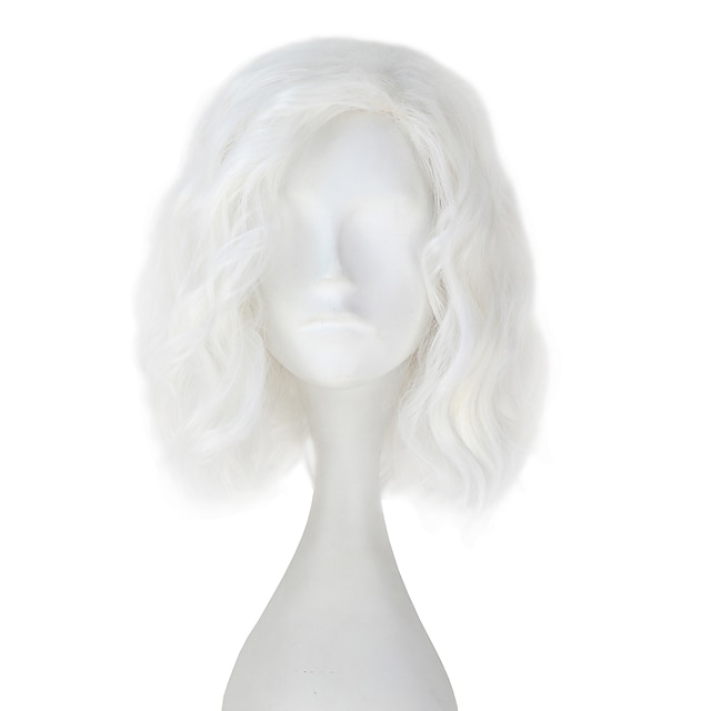 белый парик игра престолов косплей парики все 14 дюймов термостойкое волокно аниме парик