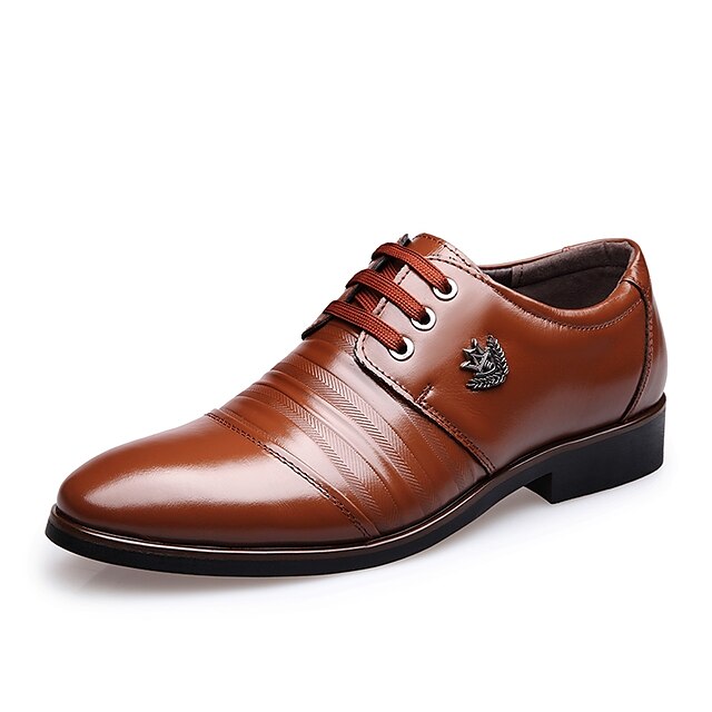  Bărbați Pantofi formali Piele Primăvară / Toamnă Oxfords Galben / Maro / Pantofi de confort