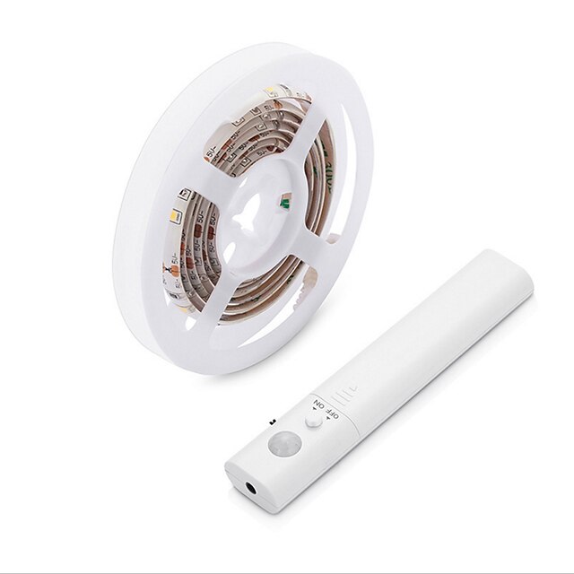  BRELONG® 1.5m Light Sets 30 LEDs Dip Led Warm White Self-adhesive / Body Sensor 5 V 1 set