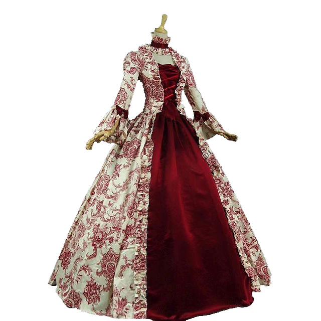 Rococo Victorian Medieval Renaissance 18th Century Dress Women's ...