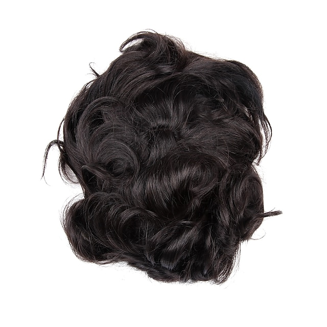  Men's Human Hair Toupees Wavy 100% Hand Tied New Arrival / Hot Sale / Man Weave