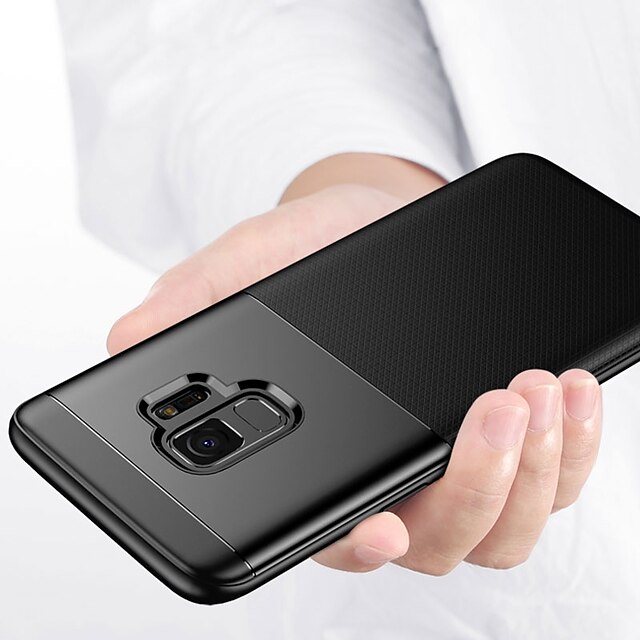  מגן עבור Samsung Galaxy S9 / S9 Plus מזוגג כיסוי אחורי אחיד רך TPU