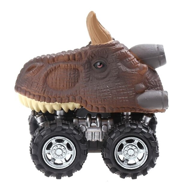  Macchinine giocattolo Dinosauro Creativo Interazione tra genitori e figli Raccapricciante ABS + PC Mini giocattoli per veicoli per bomboniere o regali di compleanno per bambini 1 pcs