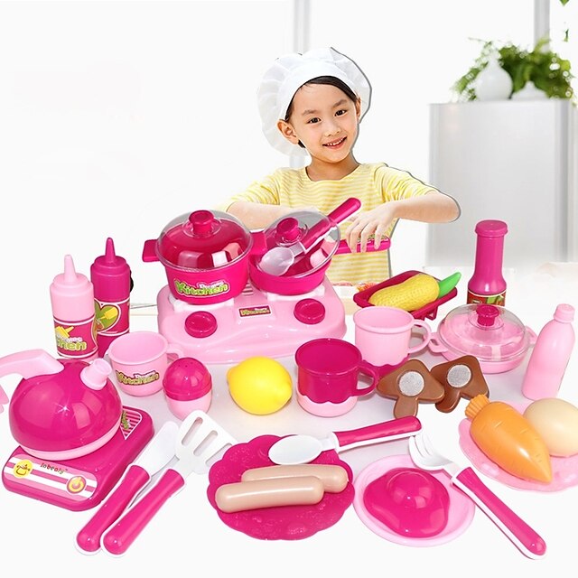  Brinquedos de Faz de Conta Jogar Cozinha Comida e Bebida Interação pai-filho Crianças Pré escola Brinquedos Dom 30 pcs