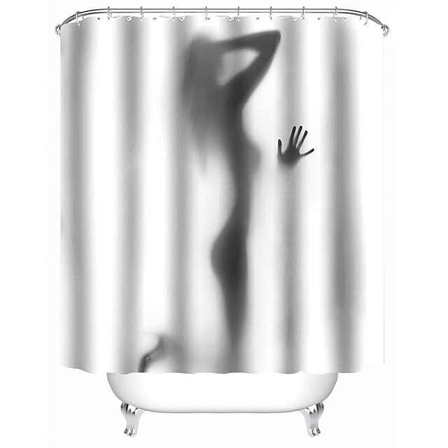  Shower Curtains Contemporary Polyester Novelty Waterproof