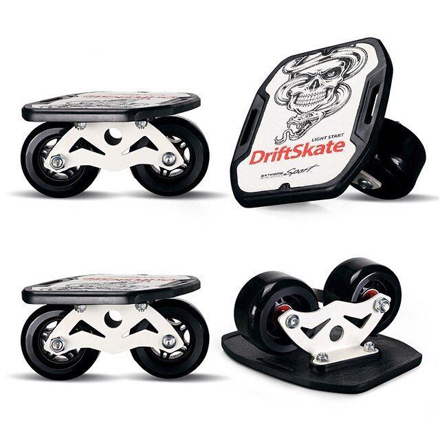  Roller Road Drift Skates Plate / Tablero de deriva Arce, ABS Freesprot 608 Portátil, A prueba de resbalones, Duradero Negro / Blanco / Verde