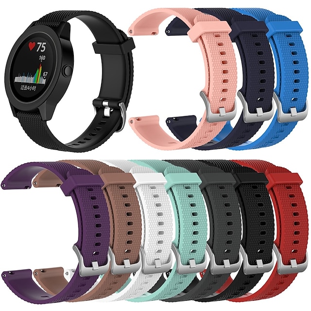  1 pcs Smartwatch-Band für Garmin vivomove vivomove HR Vivoactive 3 Silikon Smartwatch Gurt Weich Atmungsaktiv Sportband Ersatz Armband