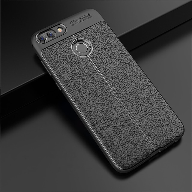  Case For Huawei Huawei P smart Embossed Back Cover Solid Colored Soft TPU